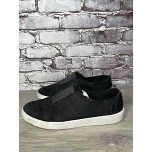 Cole Haan Grand Os Black Nubuck Leather Slip On Comfort Shoes Women 9.5B US/40EU